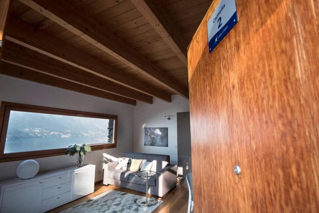 Magic Lake View With Beautiful Pool Area Bellano Bagian luar foto