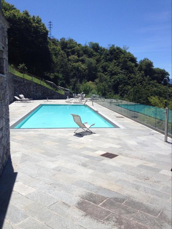 Magic Lake View With Beautiful Pool Area Bellano Bagian luar foto
